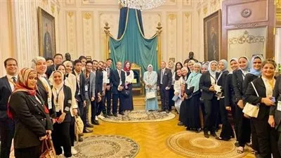 وفد طلابي من جامعة الإسكندرية يزور مبنى البرلمان المصري (صور)