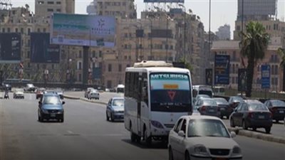 الحالة المرورية بمحافظتى القاهرة والجيزة