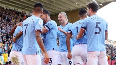 هالاند يبدع.. مانشستر سيتي يضرب وولفرهامبتون بثنائية في الشوط الأول 