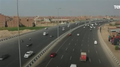 شاهد.. تصوير جوي لأعمال التوسعة بالطريق الدائري حول القاهرة الكبري