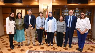 وزيرة التضامن تلتقي المنسق المقيم للأمم المتحدة في مصر لبحث التعاون