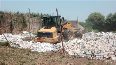 إزالة 294 حالة تعدٍ على الأراضي الزراعية وأملاك الدولة في المنوفية