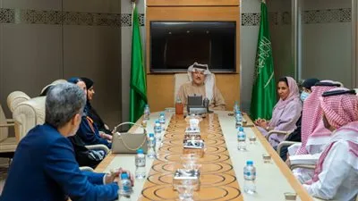سفير السعودية بالقاهرة يلتقي وفديّ هيئة التراث بوزارة الثقافة والمعهد الملكي للفنون