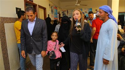 ريهام سعيد تشارك في أكبر قافلة صحية لشمال سيناء