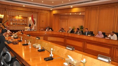  رئيس جامعة حلوان يجتمع مع مسئولي مركز تنمية قدرات أعضاء هيئة التدريس 