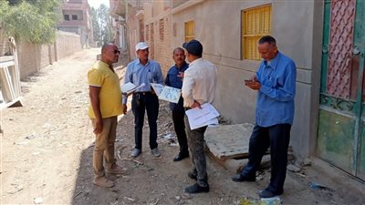 لجان تقنين أراضي الدولة تعاين ملفات الأهالي بـ 