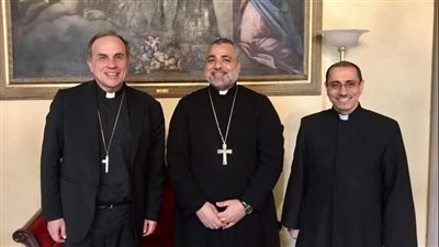 الأنبا عمانوئيل يلتقي بمطران إيبارشية فيرونا الجديد