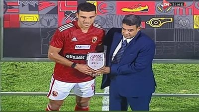 حمدي فتحي رجل مباراة الأهلي وأسوان في الدوري