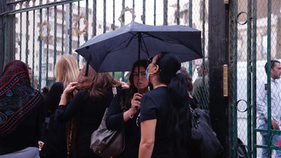 تشييع جثمان فريد الديب من مسجد السيدة زينب