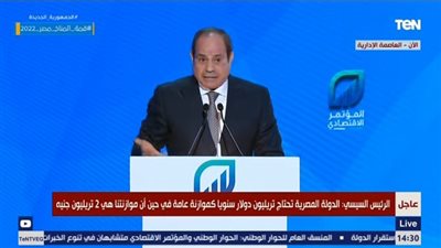 السيسي عن الزيادة السكانية: 