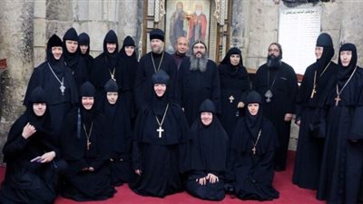 وفد من الكنيسة الروسية الأرثوذكسية يزور دير الأنبا شنودة بسوهاج