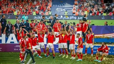 صور تتويج الأهلي بكأس السوبر المصري على حساب الزمالك بكاميرا الفجر الرياضي 