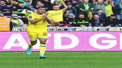 مصطفى محمد يسجل في تعادل نانت وكليرمونت بالدوري الفرنسي