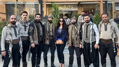 على التراث الدمشقي.. هكذا احتفلت شيما الحاج بعيد ميلادها 