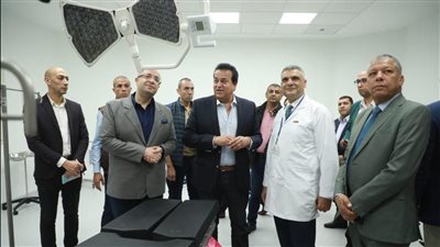 وزير الصحة يوجه برفع كفاءة محطة معالجة المياه بوحدة الغسيل الكلوي في مستشفى اهناسيا