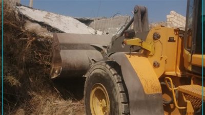 إزالة التعديات على أراضي الدولة في الإسكندرية (صور)