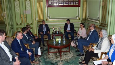 وفد تشيكي رفيع المستوى بجامعة عين شمس