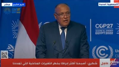 25 رسالة مهمة.. ننشر نص كلمة رئيس COP27 في الجلسة الإجرائية من قمة المناخ