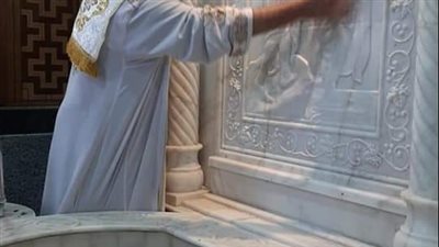 تدشين معمودية كنيسة الأنبا بيشوي واجتماع كهنة شرق المنيا