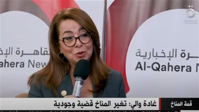 غادة والي: تغير المناخ قضية وجودية تهدد دول العالم