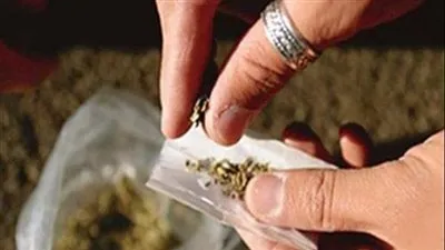 حبس ديلر لحيازته مخدر الحشيش في الوراق