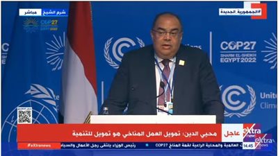 محيي الدين: كوب 27 في شرم الشيخ قمة التنفيذ.. وهذه رسالتي للحضور 