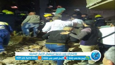 النيابة تستمع للشهود والمصاب في حادث انهيار عقار إمبابة