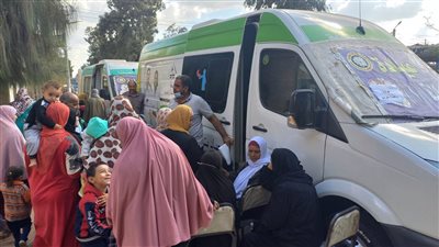 الكشف على 1880 مريضا فى قافلة علاجية بقرية القيطون بمركز ميت غمر