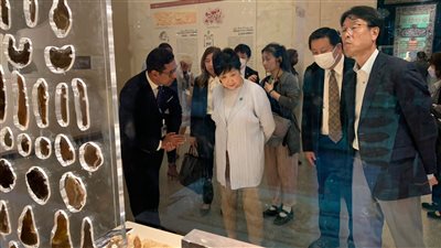 المتحف القومي للحضارة يستقبل محافظ طوكيو والوفد المرافق 