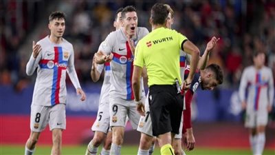 ليفاندوفسكي: الإشارة التي قمت بها لم تكن موجهة للحكم