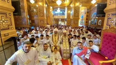 رسامة شمامسة لكنيسة السيدة العذراء والبابا أثناسيوس بميت غمر