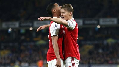 أهداف مباراة آرسنال وولفرهامبتون اليوم السبت في الدوري الانجليزي 