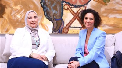 وزيرة التضامن تلتقي وزيرة الخارجية البلجيكية على هامش “COP27”