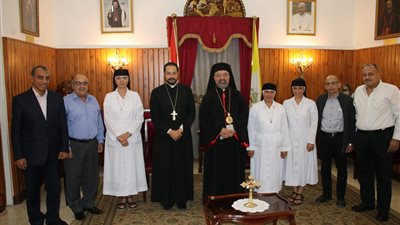 بطريرك الأقباط الكاثوليك يلتقي مجلس إدارة مدرسة سان جورج بمدينة نصر