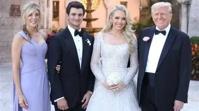 يصغرها بـ4 أعوام.. تيفاني ترامب تتزوج اللبناني مايكل بولس في حفل زفاف أسطوري