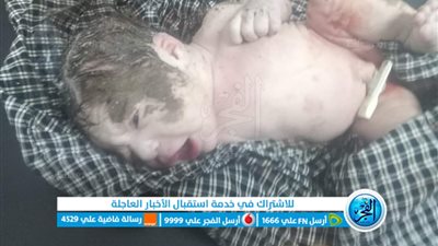 ضبط والدي الطفلة المعثور عليها ملقاة بالشارع بالمنوفية