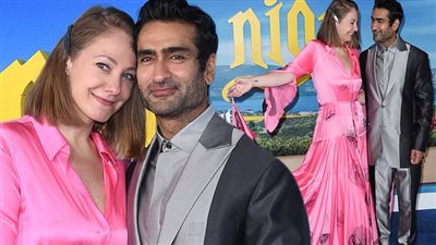 كوميل نانجيني يحتفل بعرض Glass Onion: A Knives Out Mystery