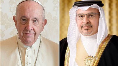 بعد استقباله بحفاوة.. بابا الفاتيكان يشكر قيادة وشعب البحرين