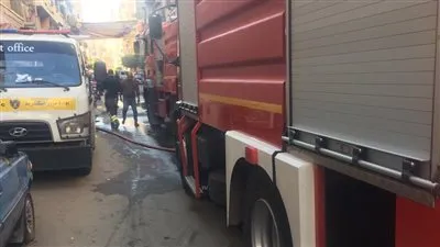 الحماية المدنية تسيطر على حريق بعقار في منطقة اللبان بالإسكندرية