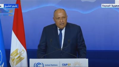 وزير الخارجية: مصر تستمر في رئاسة قمة المناخ حتى يتم التسليم للإمارات