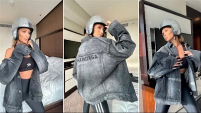 بخوذة القيادة.. مايا دياب من أحدث جلسة تصوير من وحي سباقات 