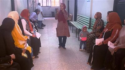 ندوات تثقيفية ميدانية لمديرية الصحة بأسوان للتعريف بالفيروس المخلوي التنفسي