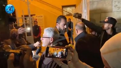 هاني سلامة وبطرس دانيال في عزاء الراحل مفيد فوزي(فيديو)