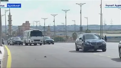 الرئيس السيسي يتفقد محور التعمير