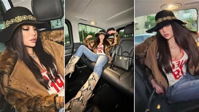 بالصور.. أحدث جلسة تصوير لـ هيفاء وهبي بالكاوبوي 