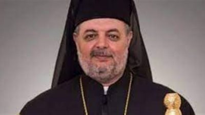مطران الجيزة للأقباط الكاثوليك يحتفل بعيد الحبل بلا دنس بشبرا