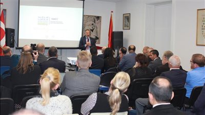 رئيس متحف الحضارة يشارك بإحدى فعاليات الترويج السياحي في كوبنهاجن