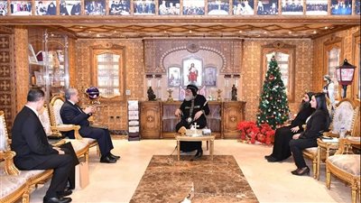 البابا تواضروس يستقبل سفير باراجواي في القاهرة