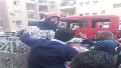 مصرع شاب في حادث قطار أعلى شريط السكة الحديد بالعياط 