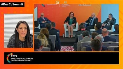 وزيرة التعاون الدولي تُشارك في ثلاث جلسات بالقمة الدولية للتعاون الإنمائي الفعال لـ 